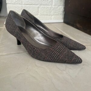 Croft & Barrow plaid Kitten heels
